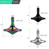CHEETOP Precision Metal Spinning Top, Spin Smooth for A Long Time, Best Spin Time Over 8 Minutes, Perfect Balance Well Made EDC Desktop Gyro Toy for Office for Adults | Unique Gift (3PCS) view 2