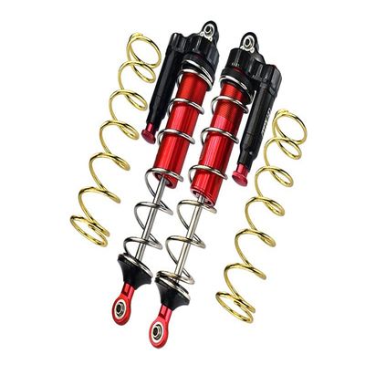 GPM for Arrma 1:5 KRATON 8S BLX-ARA110002 Upgrade Parts Aluminum 6061-T6 Rear L-Shape Piggy Back (Built-in Piston Spring) Adjustable Spring Dampers 187mm - Red