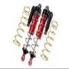 GPM for Arrma 1:5 KRATON 8S BLX-ARA110002 Upgrade Parts Aluminum 6061-T6 Rear L-Shape Piggy Back (Built-in Piston Spring) Adjustable Spring Dampers 187mm - Red view 1