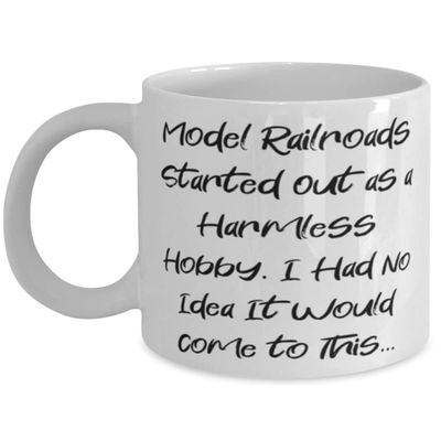 Best Model Railroads Gifts, Model Railroads Started Out as a Harmless Hobby. I, Model Railroads 11oz 15oz Mug From Friends, Model trains, Train sets, Toy trains, Railroad tracks, Train table
