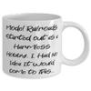 Best Model Railroads Gifts, Model Railroads Started Out as a Harmless Hobby. I, Model Railroads 11oz 15oz Mug From Friends, Model trains, Train sets, Toy trains, Railroad tracks, Train table view 2