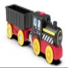 Battery Operated Locomotive Train, Magnetic Trains Toy for Wooden Tracks, Motorized Train Compatible with Thomas, Brio, Chuggington, Melissa & Doug view 1