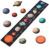 Zeoddler Solar System Puzzle for Kids 3-6, Wooden Space Toys, Planets for Kids, Preschool Learning Activities, Gift for Boys, Girls view 1