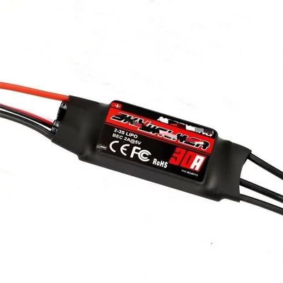 APEFIT Drone Accessories for RCMOY 15A 20A 30A 40A 50A 60A 80A ESC Speed Controller with UBEC for RC Airplanes Helicopter Compatible for Hobbywing for Skywalker Replaceable (Color : 30A)