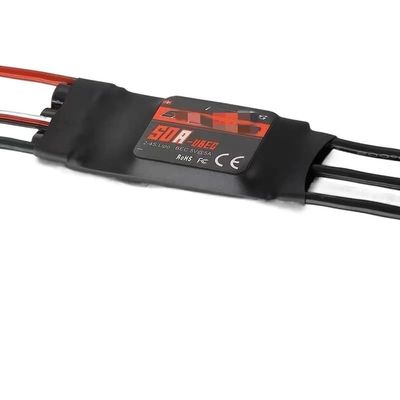 APEFIT Drone Accessories for RCMOY 15A 20A 30A 40A 50A 60A 80A ESC Speed Controller with UBEC for RC Airplanes Helicopter Compatible for Hobbywing for Skywalker Replaceable (Color : 50A with Tplug)