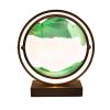 PROPFE Moving Sand Art Picture Flowing Sand Painting,Round Glass 3D Deep Sea Sandscape in Motion Display Quicksands Painting Frame,Relaxing Desktop Home Decor Party Gift view 1