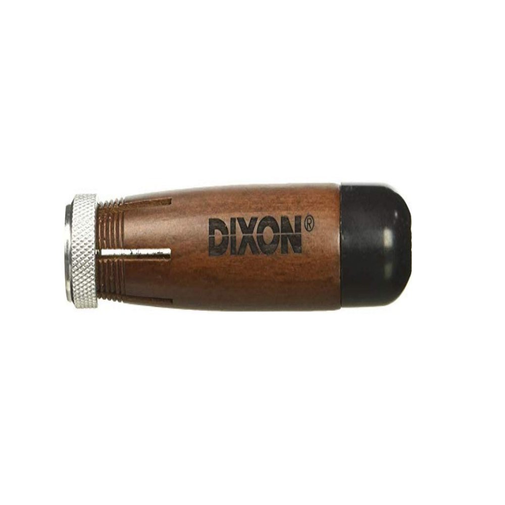 Dixon - DIX00500 Industrial Lumber Crayon Holder for 1/2" Round or Hexagonal Crayons, Wood with Metal Chuck, Walnut (00500) Walnut (Pack of 12)