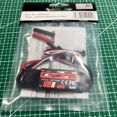 APEFIT Drone Accessories for Hobbywing for Skywalker 12A 20A 30A 40A 50A 60A 80A ESC Speed Controller with UBEC for RC Airplanes Helicopter Replaceable (Color : 40A 2-4S)
