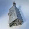 Bakery - HERO Creations - 1:28 - RPG - Miniature Terrain - Scenery - 3D Printed - Dungeons and Dragons - DND - Pathfinder (Dilapidated Shingle roof) view 2