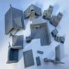 Bakery - HERO Creations - 1:28 - RPG - Miniature Terrain - Scenery - 3D Printed - Dungeons and Dragons - DND - Pathfinder (Dilapidated Shingle roof) view 4