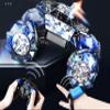 Chandler RC Car Rechargeable USB Dual Grip Remote Control Hand Gesture Sensor an Off Road Climbing Drift Stunt Car HBD88-P7 (Blue) view 1