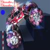 Chandler RC Car Rechargeable USB Dual Grip Remote Control Hand Gesture Sensor an Off Road Climbing Drift Stunt Car HBD88-P7 (Blue) view 3