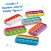 hand2mind Ten Frame Sensory Bubble Poppers, Push Pop Fidget Toys for Kids, Math Manipulatives Kindergarten, Calm Down Corner Supplies, Fine Motor Skills, Toddler Car Toys for Travel (Set of 6) view 2
