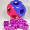 Pink and Purple Shape Sorter for Toddlers with Numbers view 2