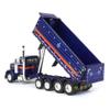 DCP 1/64 Blue & Orange Peterbilt 379 w/Quad-Axle MAC Dump Body 60-1346 view 3
