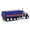 DCP 1/64 Blue & Orange Peterbilt 379 w/Quad-Axle MAC Dump Body 60-1346 view 4