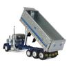 DCP 1/64 Silver & Blue Peterbilt 379 w/Tri-Axle MAC Dump Body 60-1342 view 4