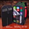 ENHANCE MTG Backpack - Collector's Edition TCG Backpack for Deck Boxes, Sleeved Cards, Playmats, MTG Accessories - Customizable Card Organization with Built-in Defender Screen (Dragon Green) view 2