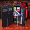 ENHANCE MTG Backpack - Collector's Edition TCG Backpack for Deck Boxes, Sleeved Cards, Playmats, MTG Accessories - Customizable Card Organization with Built-in Defender Screen (Dragon Red) view 2