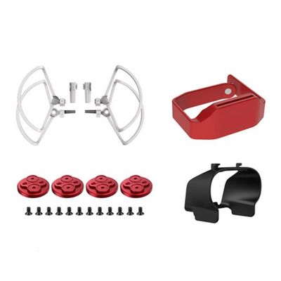 ABZEKH Drone Accessories for DJI Mavic Mini 2 Propeller Protective Cover Landing Gear Motor Cover for Mini 2 Lens Hood Increased Tripod Accessories (Color : A)