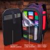 ENHANCE MTG Backpack - Collector's Edition TCG Backpack for Deck Boxes, Sleeved Cards, Playmats, MTG Accessories - Customizable Card Organization with Built-in Defender Screen (Dragon Purple) view 2