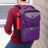 ENHANCE MTG Backpack - Collector's Edition TCG Backpack for Deck Boxes, Sleeved Cards, Playmats, MTG Accessories - Customizable Card Organization with Built-in Defender Screen (Dragon Purple) view 4