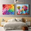 1000 Pieces Flower Puzzles for Adults, 2 Pack Colorful Flowers Jigsaw Puzzles, Spring Plants Rose Daisy Blooms Challenging Funny Puzzles for Friends Family Activity Game Nights Gifts view 3