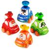 ALASOU 4 PCS Animal Car Toys for 1 Year Old Boy Girl|Baby Toys 1 Year Old Boy Gifts for Toddlers 1-3|Vehicle Toy Set for Toddler Toys 1-2|1st Birthday Gift for Infant 12 18 Months view 3