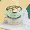 lamphle Insulated Kids Bowl with Lid & Spoon - Stainless Steel, Easy to Clean, Light Green view 4
