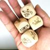 4Pcs Luxury Couple Yoga Dice Naughty Night Dice for Adults/Fun Talking Love Dice Bedroom Game Dice Workout Dice-Improve Love of Lover Gift view 2