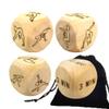 4Pcs Luxury Fun Couple Yoga Dice Naughty Night Dice/Night Ideas Dice Challenges Game Dice Decision Dice Gift for Adults-Improve Love of Lover Gift view 1