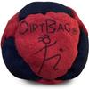 DIRTBAG Classic Footbag Hacky 3 Pack with Pouch, Unique, Footbag Set with Signature Carry Bag- Red/Rasta/Blue with Blue Pouch. view 2