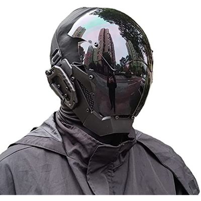 MAKSJIU Cosplay Halloween Party Mask,Punk Mask, Personalized Cool Street Photography Props