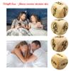 4Pcs Luxury Wooden Fitness Ball Game Skills Decision Dice Naughty Night Dice/Sports Dice Funny Couple Dice Portable Choices Gift for Friends Gift view 4