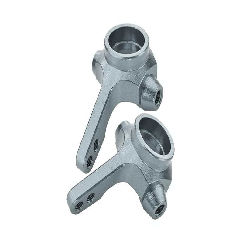 GPM Upgrades Alloy Front Knuckle Arm for Ta03F & Cc01 & Land Rover Defender 90 Cc01 (58657) Rc Cars (Silver)