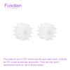DMiotech 50 Pack 12 Teeth Plastic Gears Model 122A Reduction Gear Plastic Worm Gears for DIY Craft Subjects view 4
