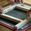 Mahjong Game Set,144pcs Mini Mahjong Tiles - Complete Mahjongg Board Games, Classic Majiang Game Set for Adults Teens Huibei view 3