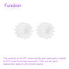 DMiotech 50 Pack 12 Teeth Plastic Gears Model 122.5A Reduction Gear Plastic Worm Gears for DIY Craft Subjects view 4
