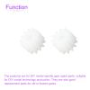 DMiotech 20 Pack 12 Teeth Plastic Gears Model Reduction Gear Plastic Worm Gears for DIY Model view 4