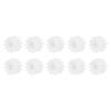 DMiotech 10 Pack 12 Teeth Plastic Gears Model 123A Reduction Gear Plastic Worm Gears for DIY Cars, Robots, Model Making view 1