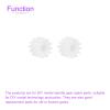 DMiotech 10 Pack 12 Teeth Plastic Gears Model 123A Reduction Gear Plastic Worm Gears for DIY Cars, Robots, Model Making view 4