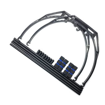 ABZEKH Drone Accessories for FEICHAO for F330 F450 F550 Frame Landing Gear Landing Skid for FPV Aerial Photography for Gimbal Damping Tall Foot Stool-Black (Color : F450 F550 Land Skid)