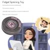 Magnetic Fidget Slider, Metal Fingertip Toy, Haptic Slider Toy, Stress Relief Games, for Adults Child Gifts, Fun Office view 2