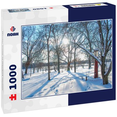 Noah Jigsaw Puzzle Winter Snow in Havana Illinois 1000 Pieces