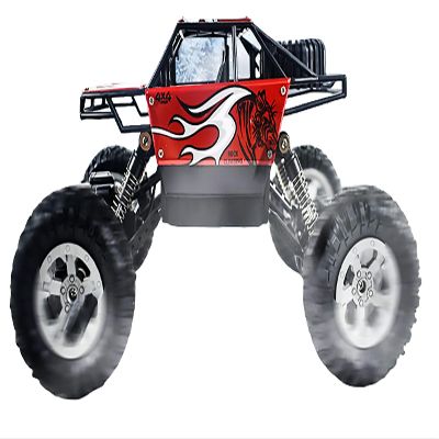 Chandler RC Car Rechargeable USB All Wheel Off Road Climbing Vehicle Rotate 360 Degree Transverse Oblique Car ZG8305C-2 (Red)