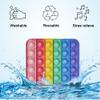 Alphabet Pop Fidget Toy Letters ABC Numbers Learning and Educational Toys Square Sensory Toys Popper Games Stress Relief Gifts for Kids Macaron 2 Packs Single Side(Uppercase and Lowercase Letters) view 3