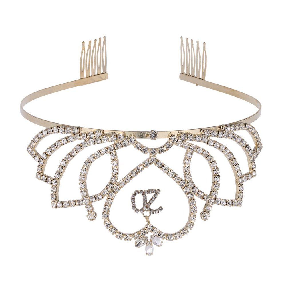 FOMIYES 1pc Birthday Headband Rhinestone Inlay Elegant Alloy Hair Clasp for Parties and Celebrations Accessory for Birthdays and Special Occasions