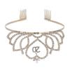 FOMIYES 1pc Birthday Headband Rhinestone Inlay Elegant Alloy Hair Clasp for Parties and Celebrations Accessory for Birthdays and Special Occasions view 1