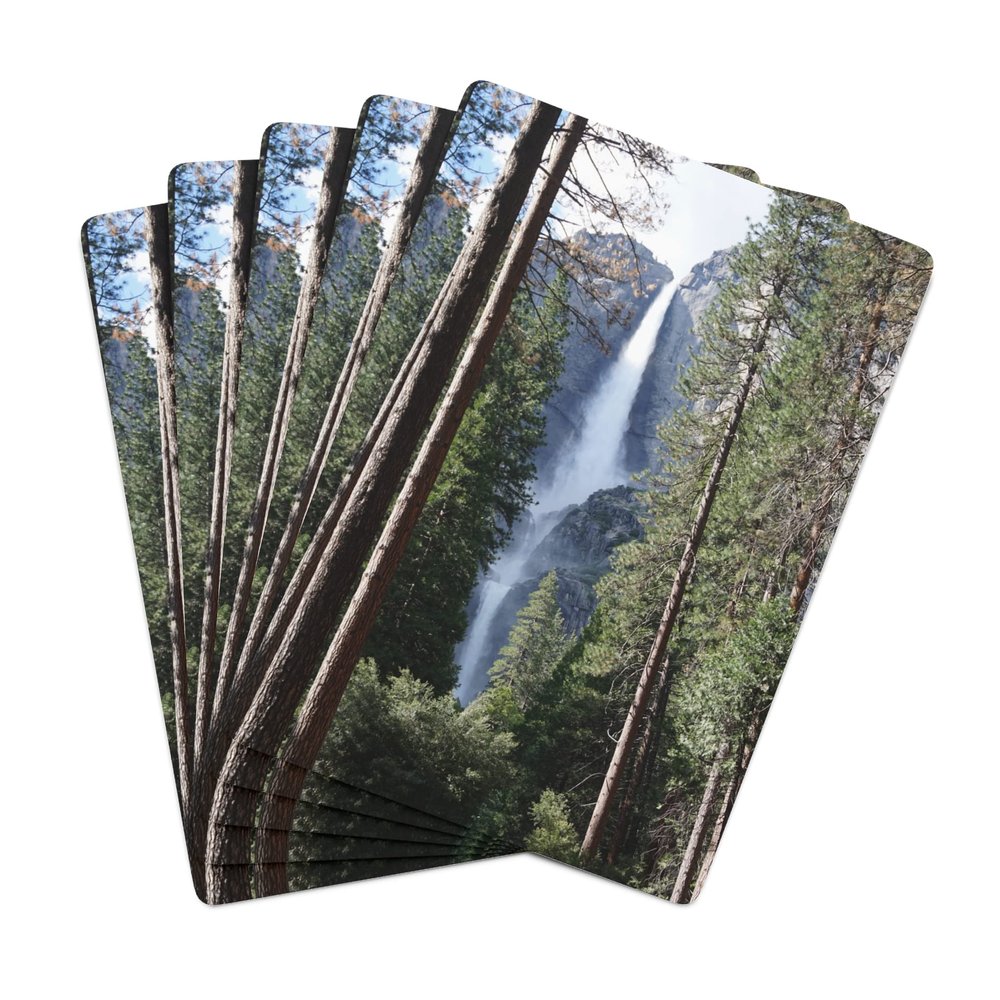 Brian Bula Yosemite Playing Cards National Park Cards Yosemite Falls Poker Cards