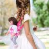 18 Inch Baby Doll Carrier - Pink Cotton Adjustable Strap for Little Girls, Portable and Comfortable Doll Accessory for Travel and Play, Without view 3